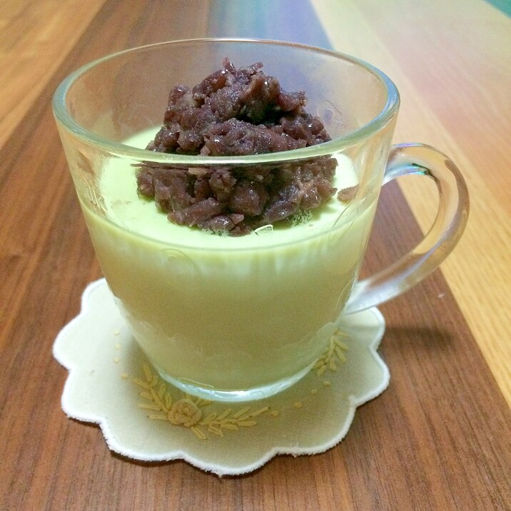 片栗粉入でもちもち な抹茶プリン レシピ 作り方 By コークさん 楽天レシピ